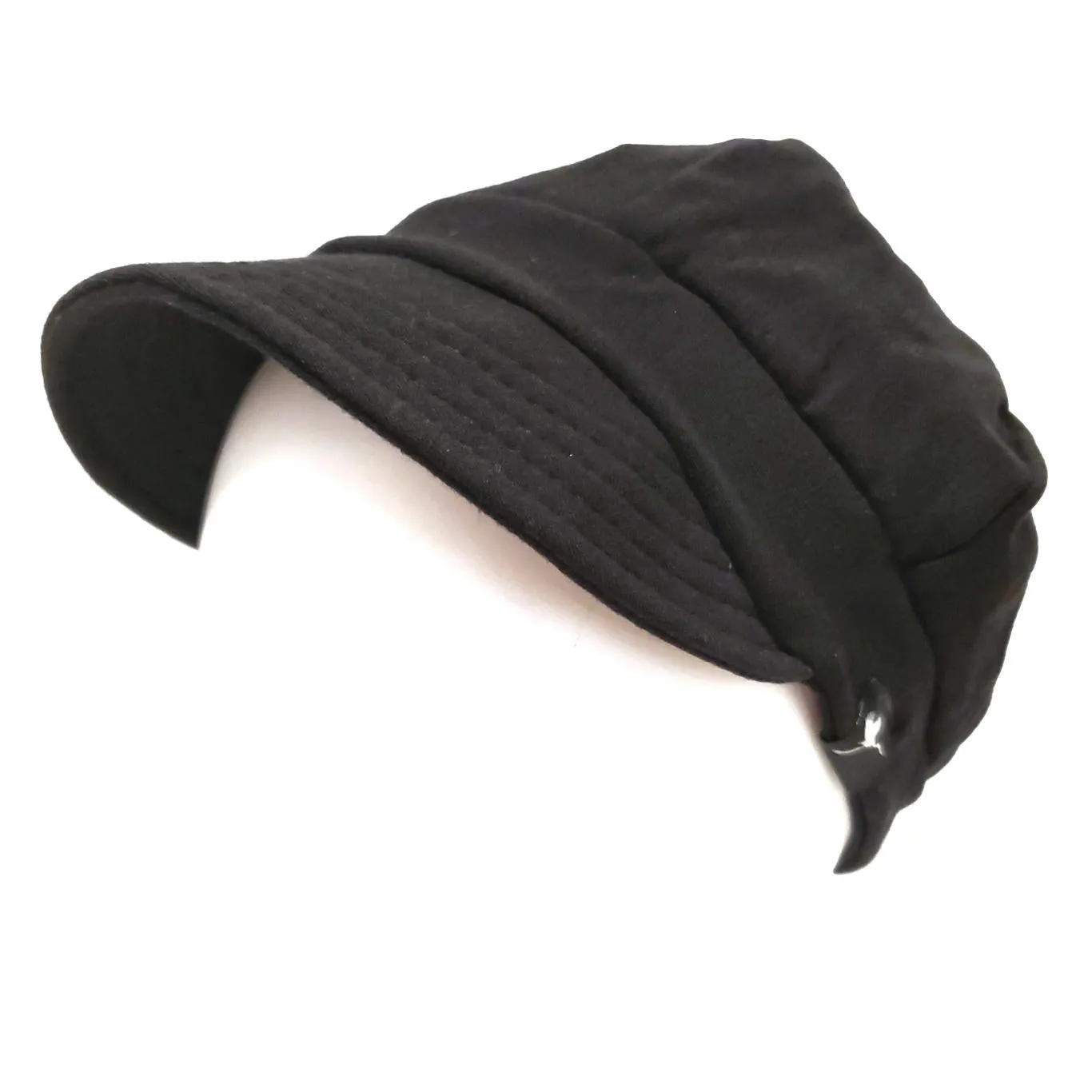 Adult Hat - Organic Fleece Weekender in Solid Black by Hats for Healing