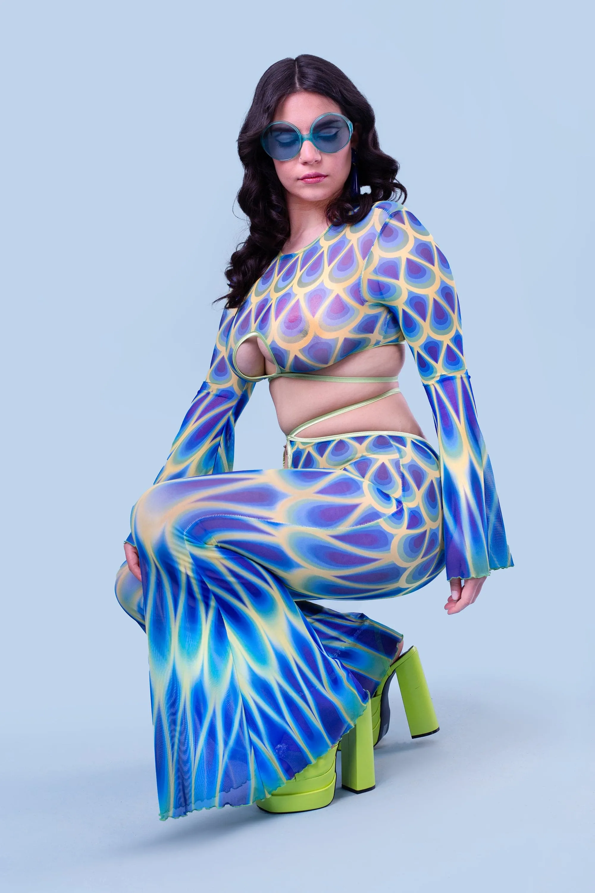 Age of Aquarius Mesh Wrap Pants