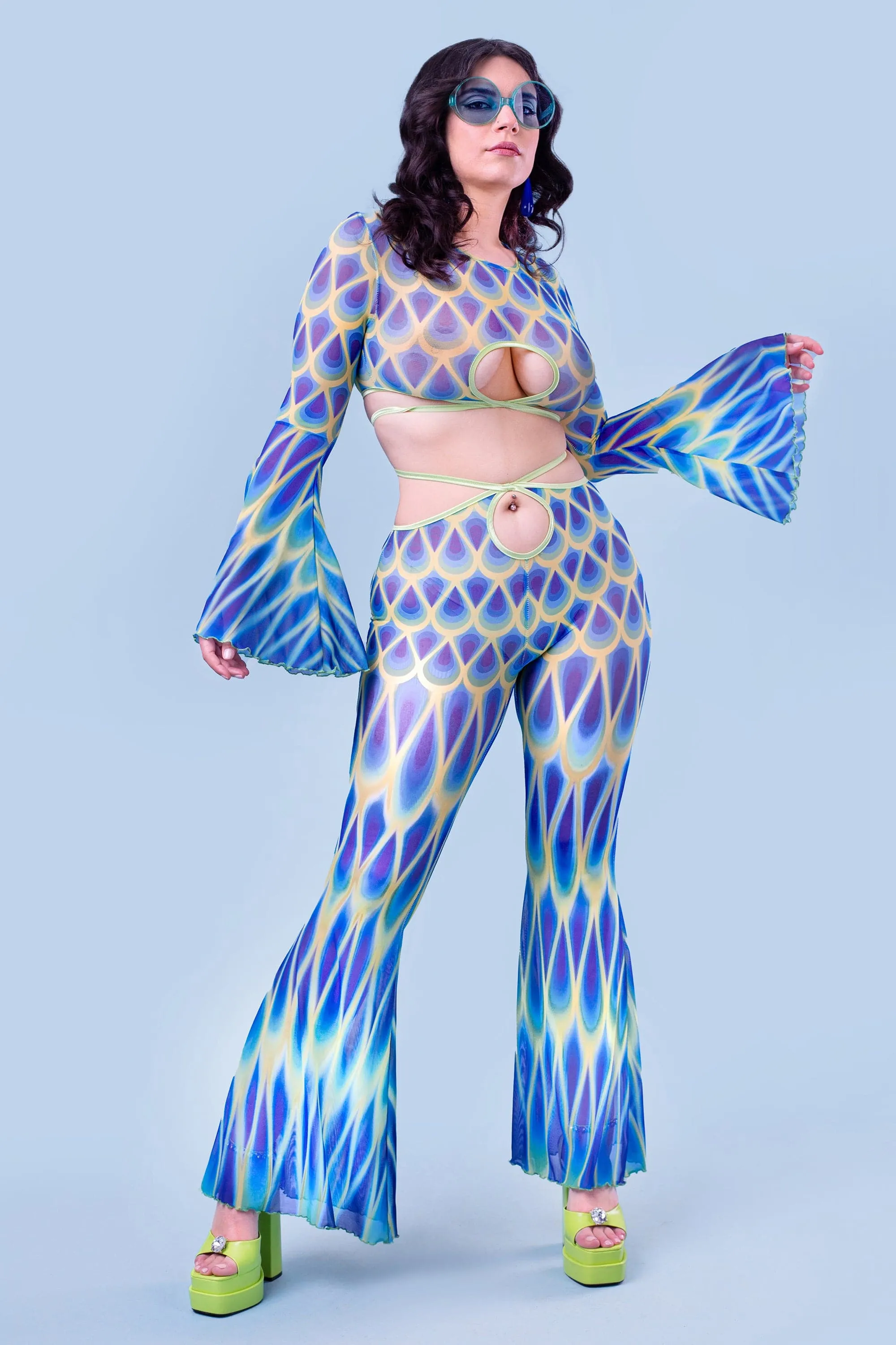 Age of Aquarius Mesh Wrap Pants