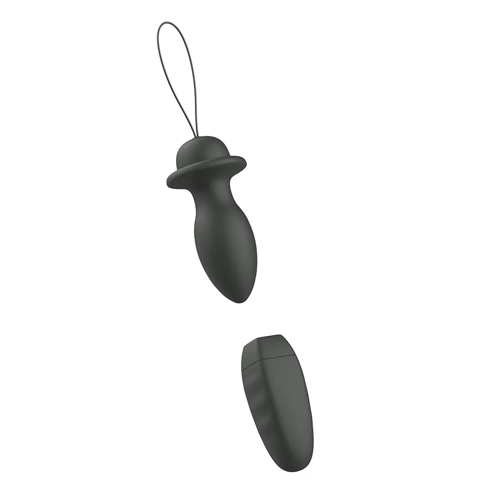 B Swish Bfilled Classic Unleashed Vibrating Plug Black