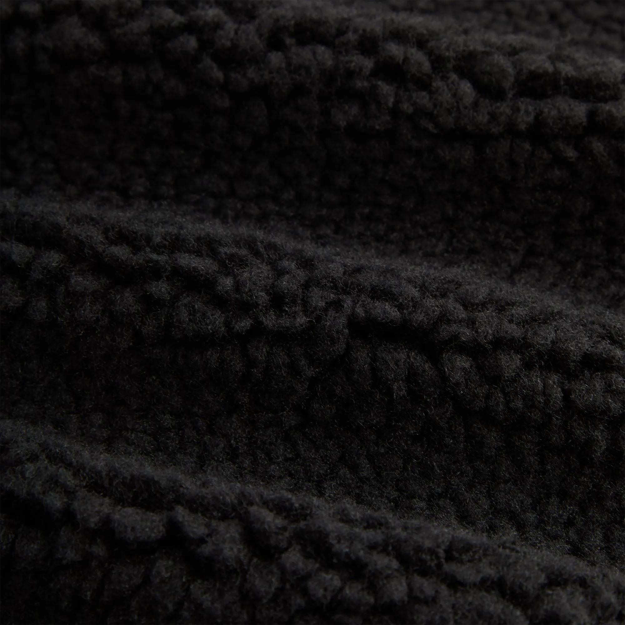 Batman | Kith Quarter Zip Sherpa Jacket - Black