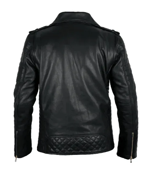Black Leather Motorcycle Jacket