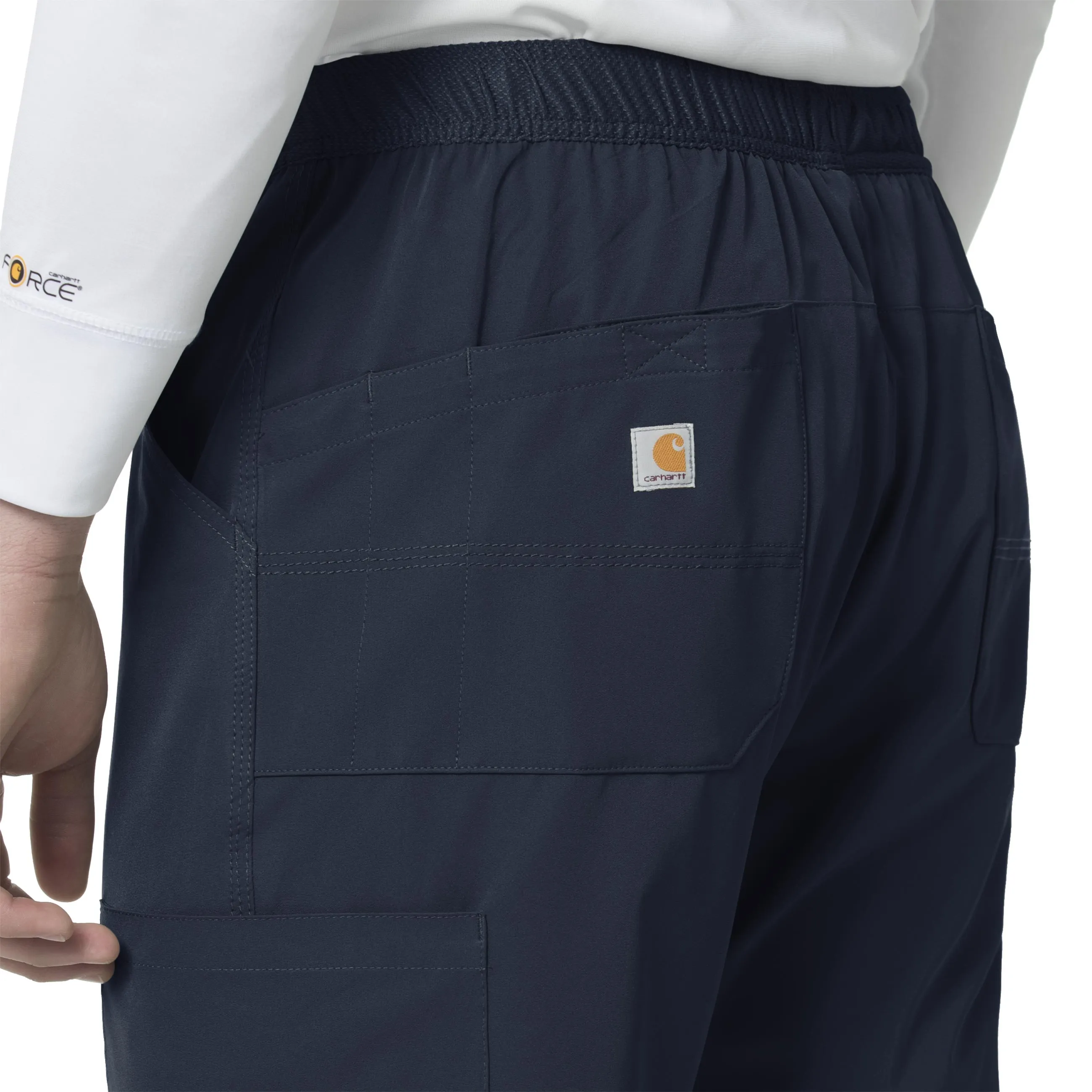 Carhartt Force Liberty Men's Athletic Cargo Scrub Pant - Navy