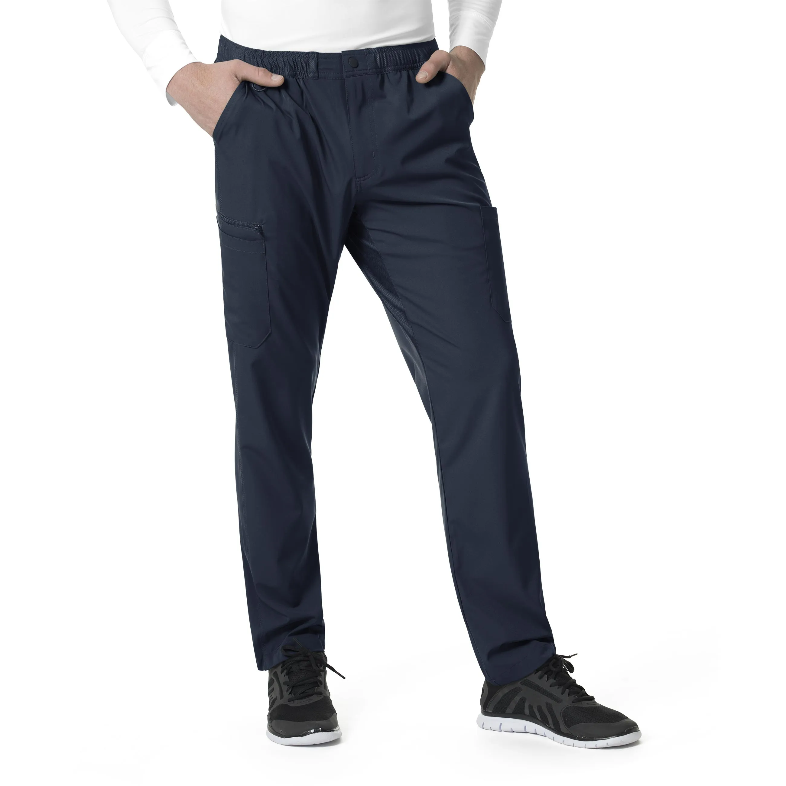 Carhartt Force Liberty Men's Athletic Cargo Scrub Pant - Navy