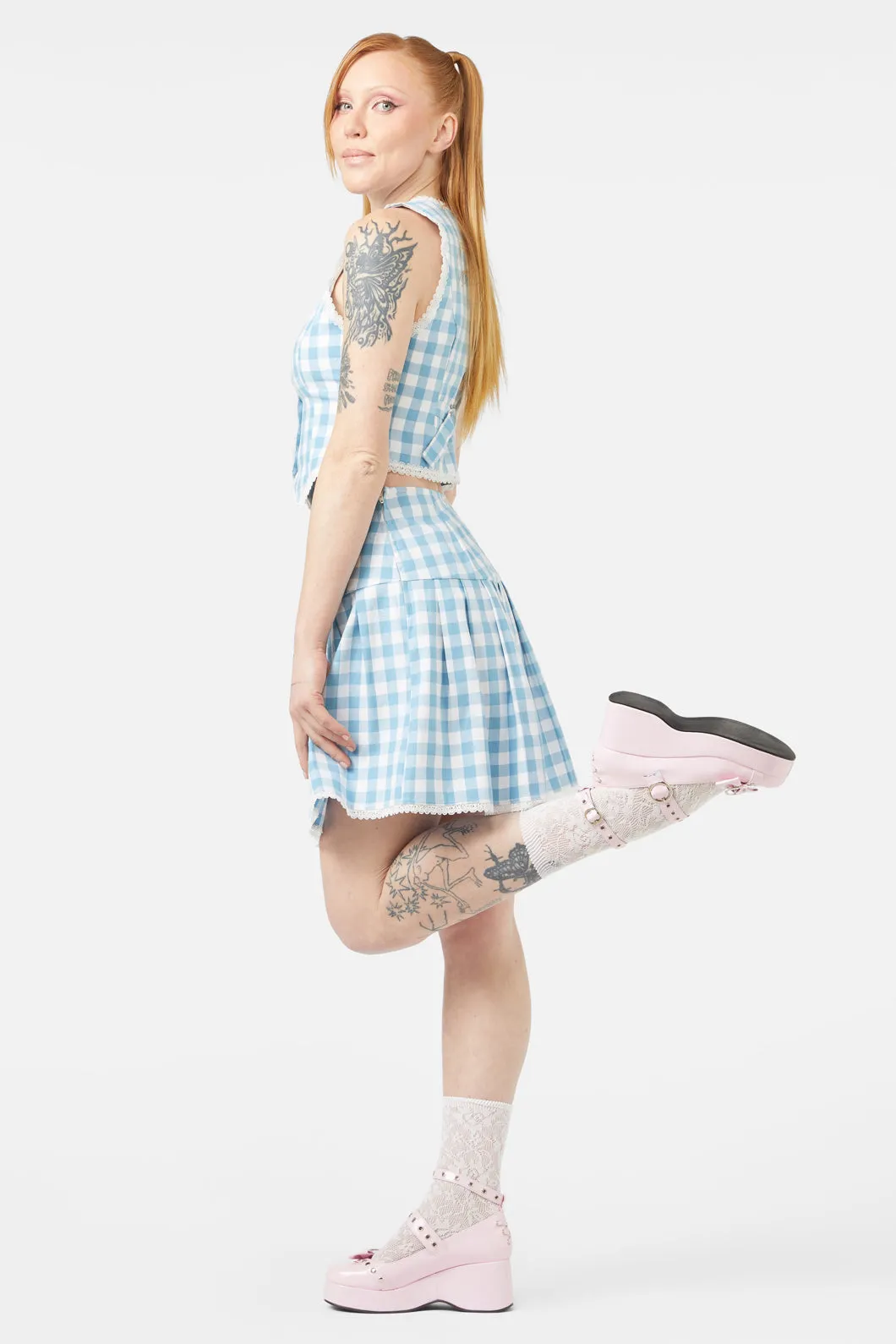 Catrina Gingham Vest