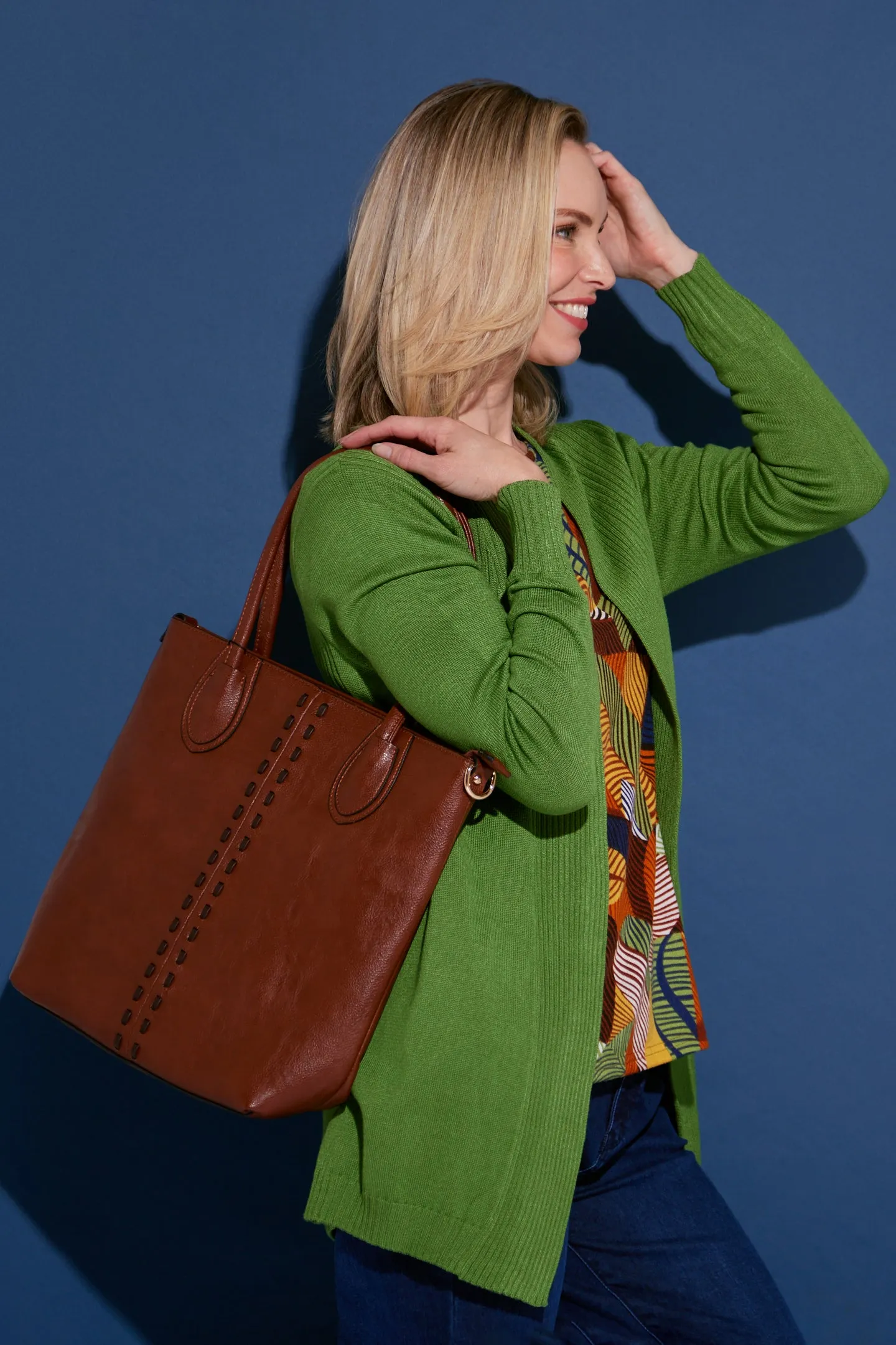 Dani Cotton Cardigan - Green