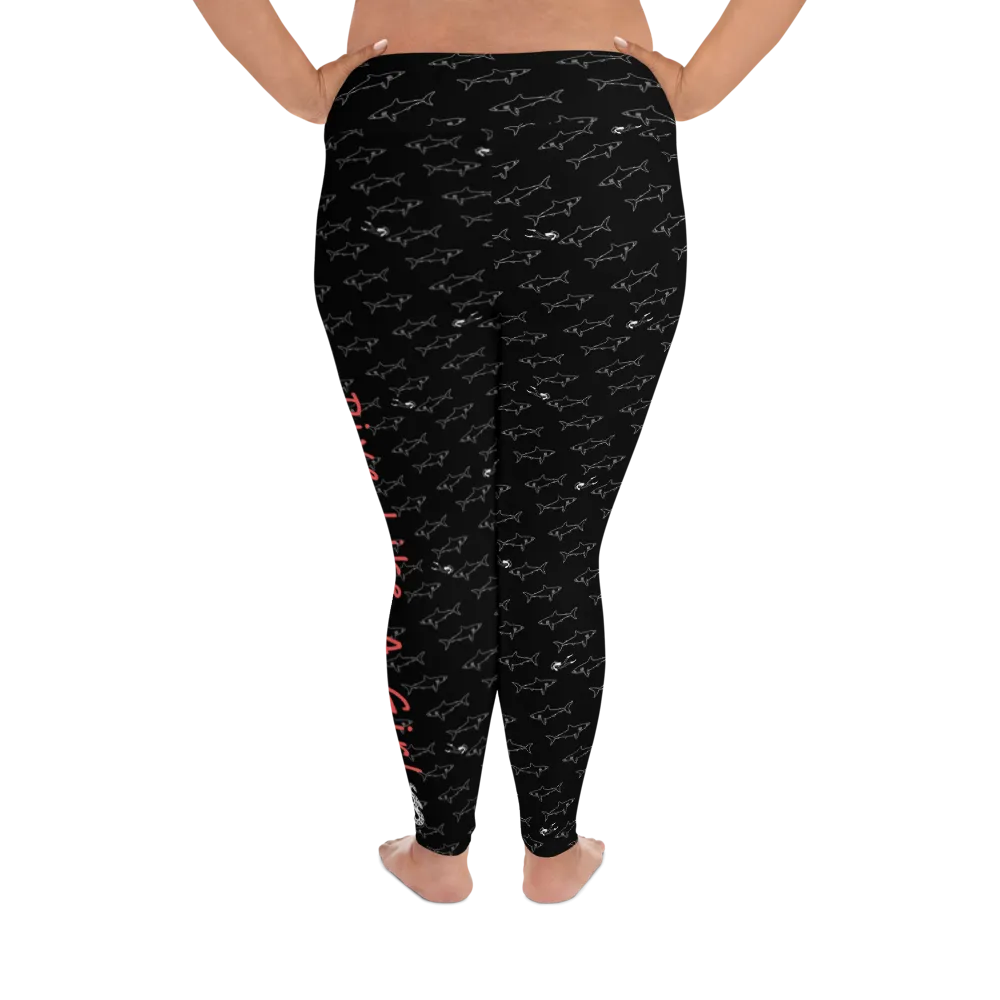 Dive Like a Girl Plus Size Leggings (Warehouse)