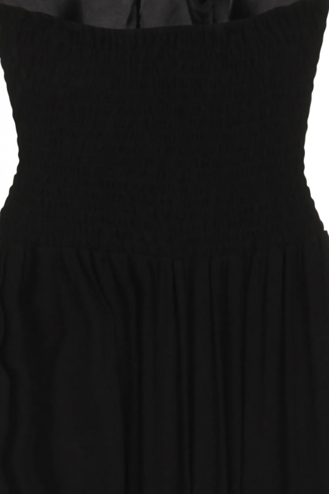 Donna Black Crystal Grecian Maxi Gown Dress