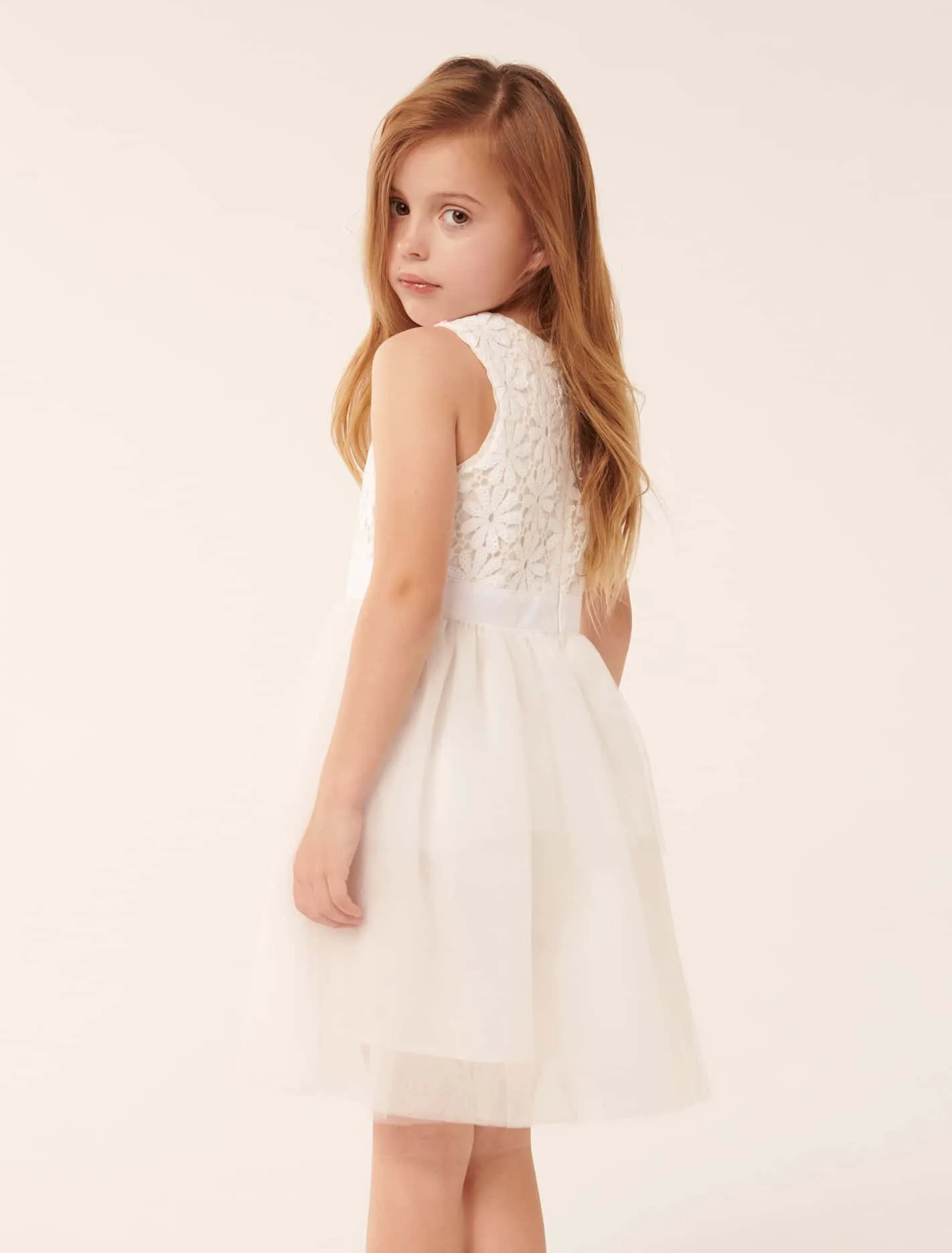 Eloise Layered Tulle Girls Dress