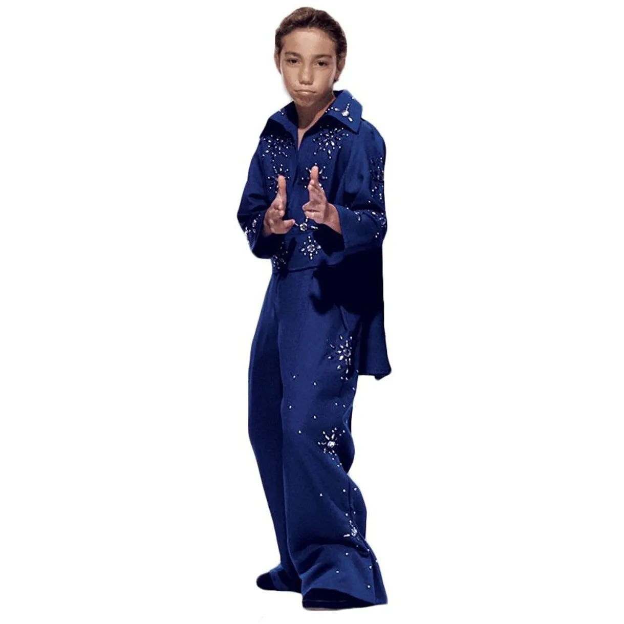 Elvis Costume / Child / Jumpsuit with Cape and Belt / Professional Quality