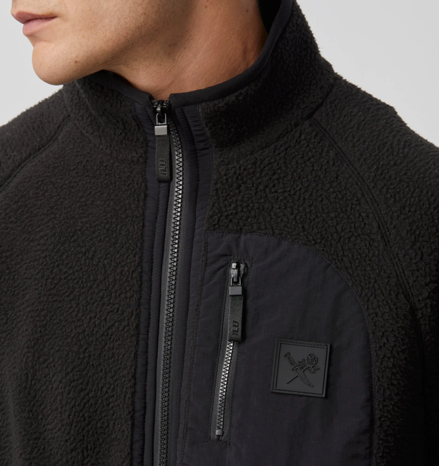 Harrison Sherpa Jacket 2.0 - Black
