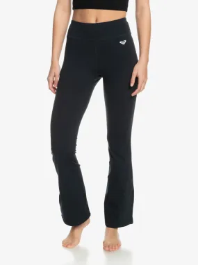 Heart Into It Flared Leggings - Anthracite