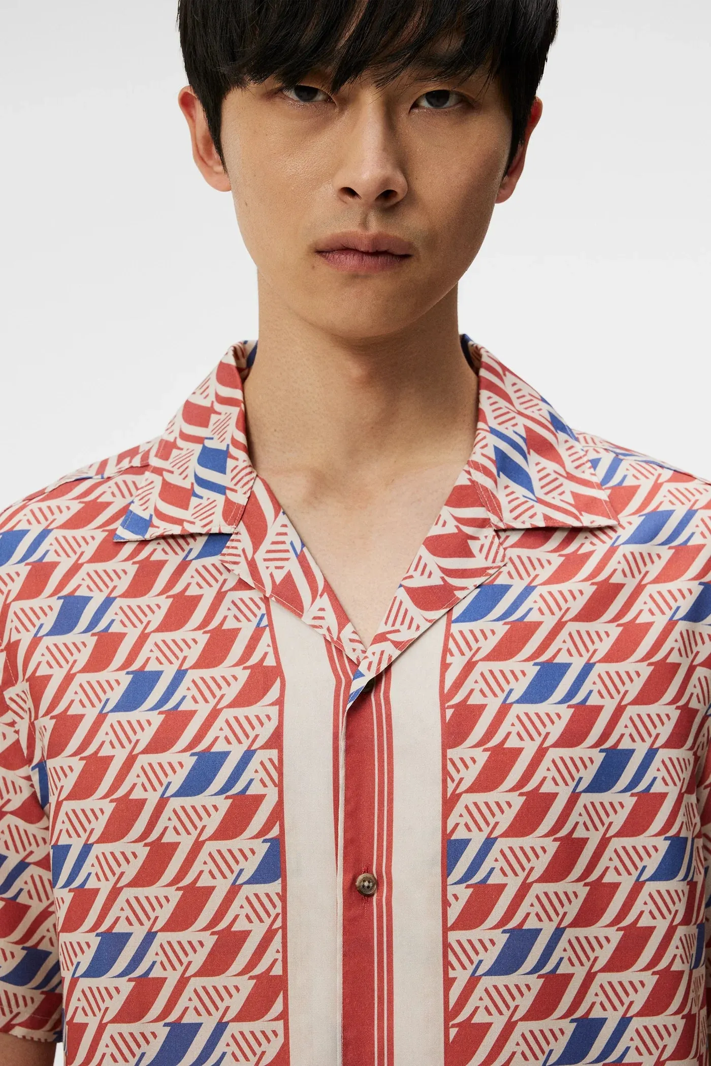 J. LINDEBERG Elio Tencel Moto Shirt