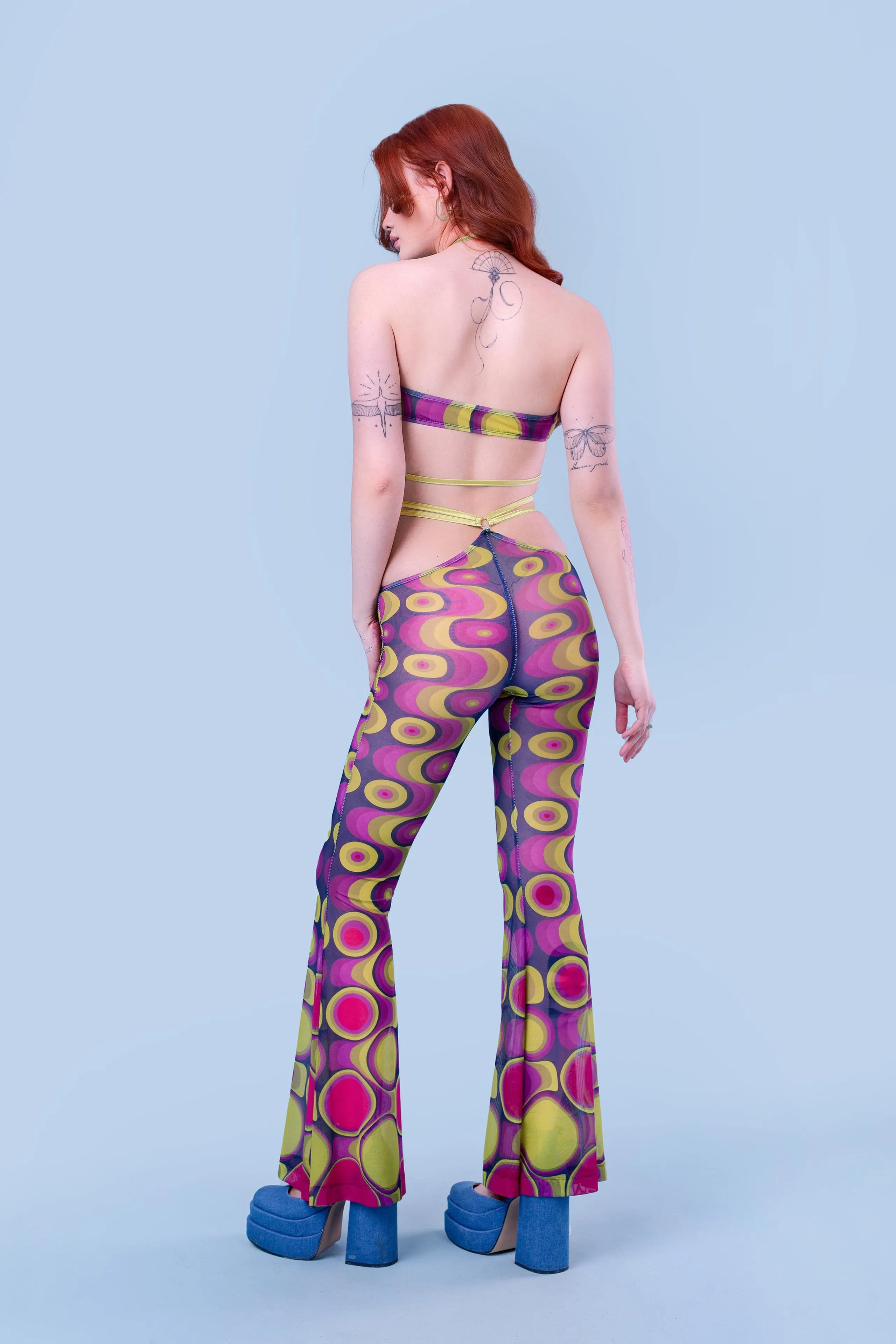 Junebug Halter Mesh Top