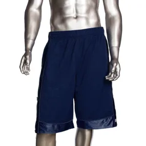 Navy Men's Pro Club Mesh Jersey Basketball Shorts
