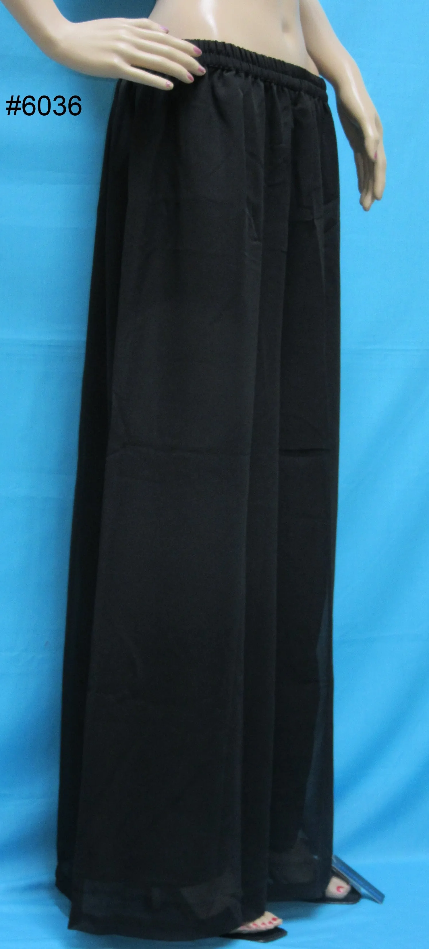 Pant 6036 Flare Bottom Palazzo Sharara Ajar Pajama Pants Flared