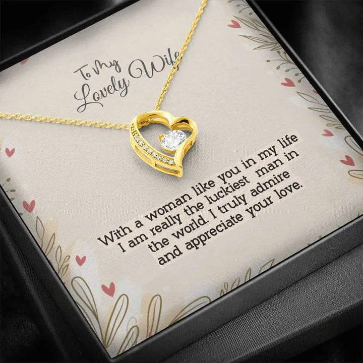 Perfect Silver Gift for Wife - Pure Silver Necklace Gift Set