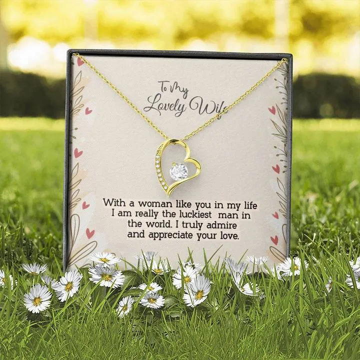 Perfect Silver Gift for Wife - Pure Silver Necklace Gift Set