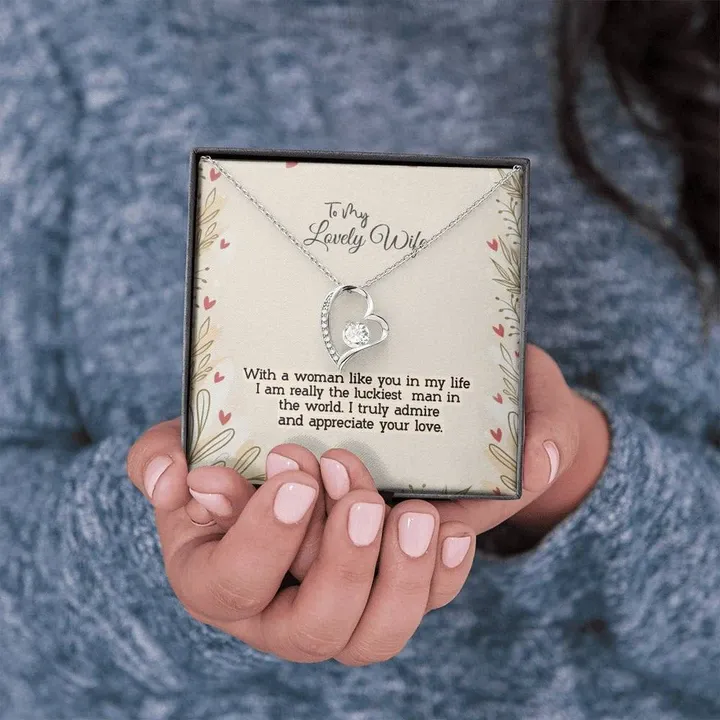 Perfect Silver Gift for Wife - Pure Silver Necklace Gift Set