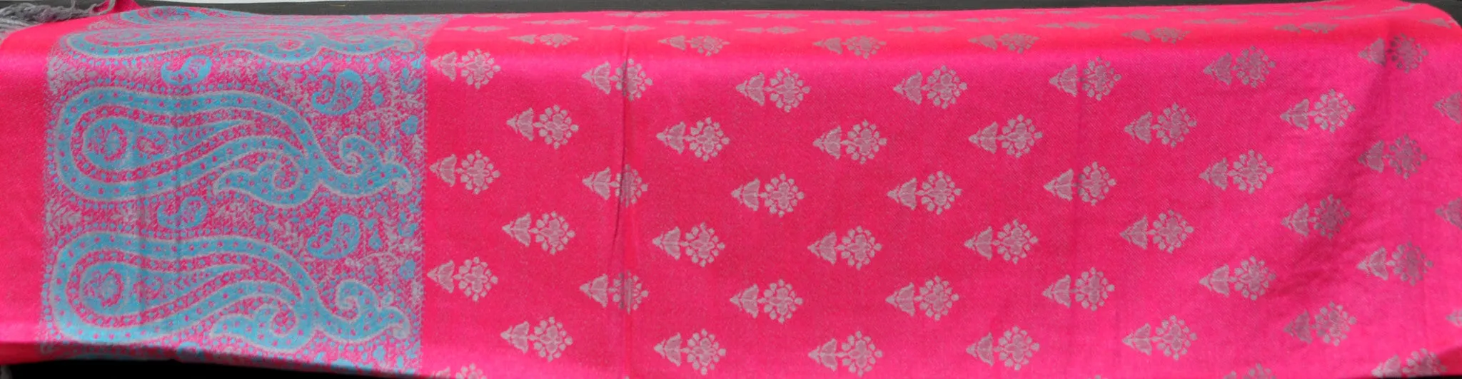 Pink dual side Stole