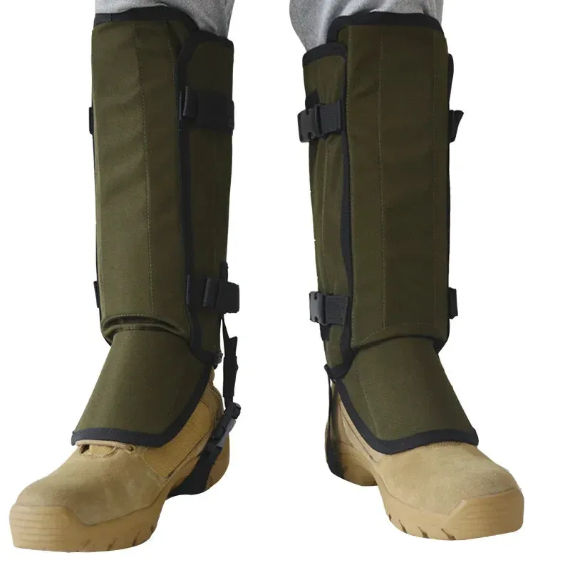 Snow Boot Gaiters Snake Bite Protection Waterproof Adjustable Leg Gaiters