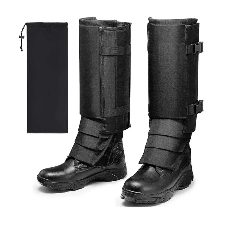 Snow Boot Gaiters Snake Bite Protection Waterproof Adjustable Leg Gaiters