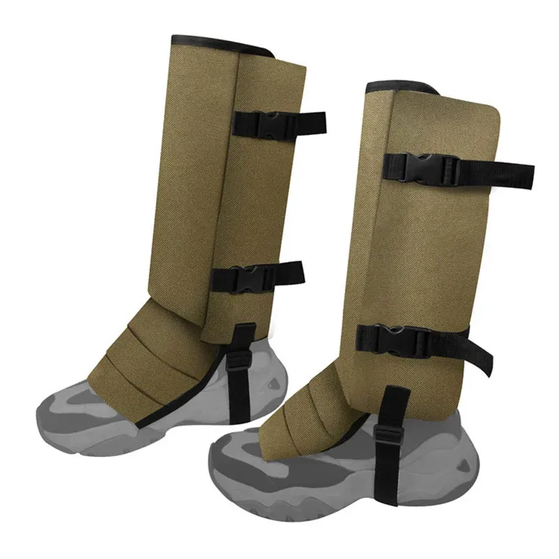 Snow Boot Gaiters Snake Bite Protection Waterproof Adjustable Leg Gaiters