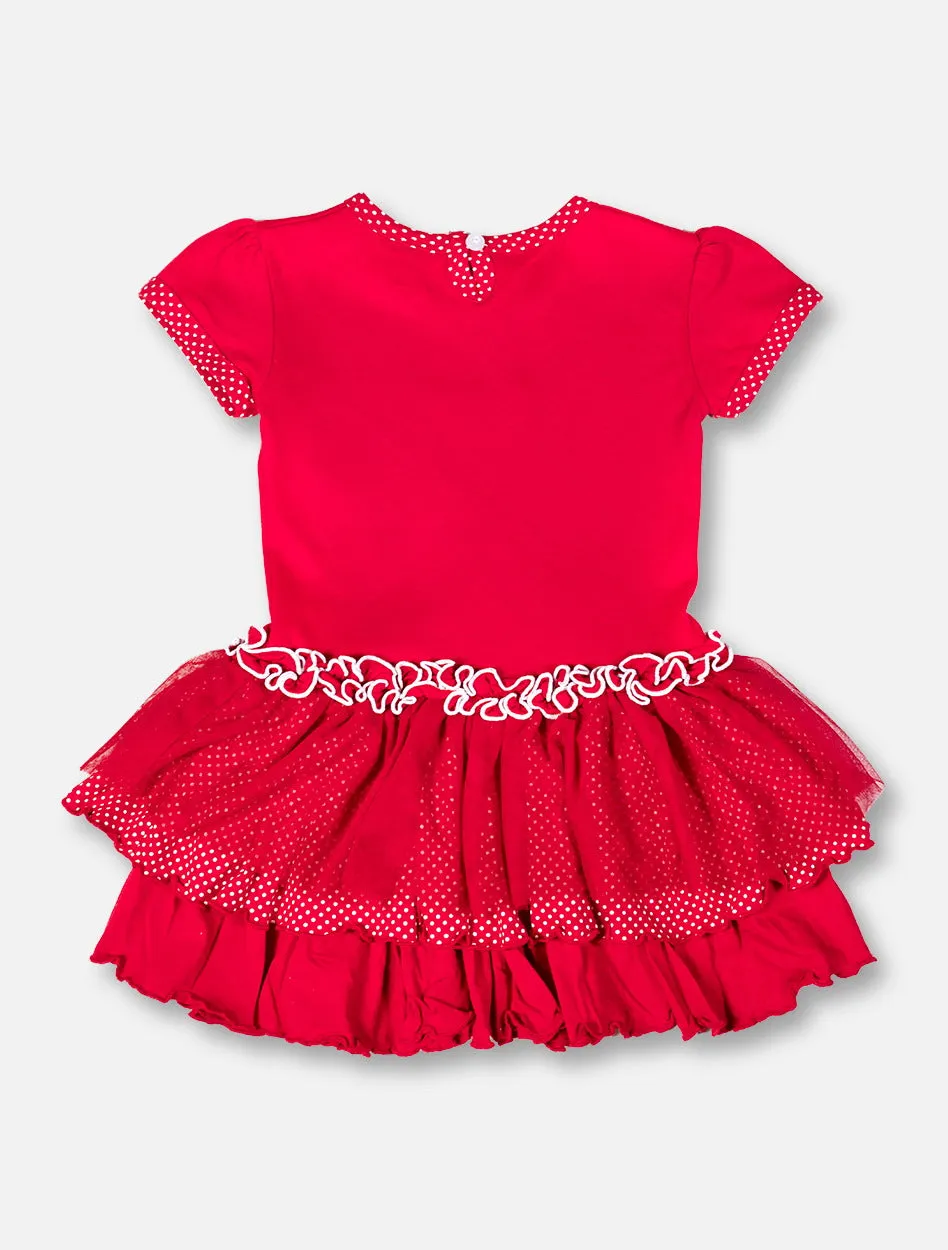 Texas Tech Double T Pin Dot TODDLER GIRLS TuTu Dress