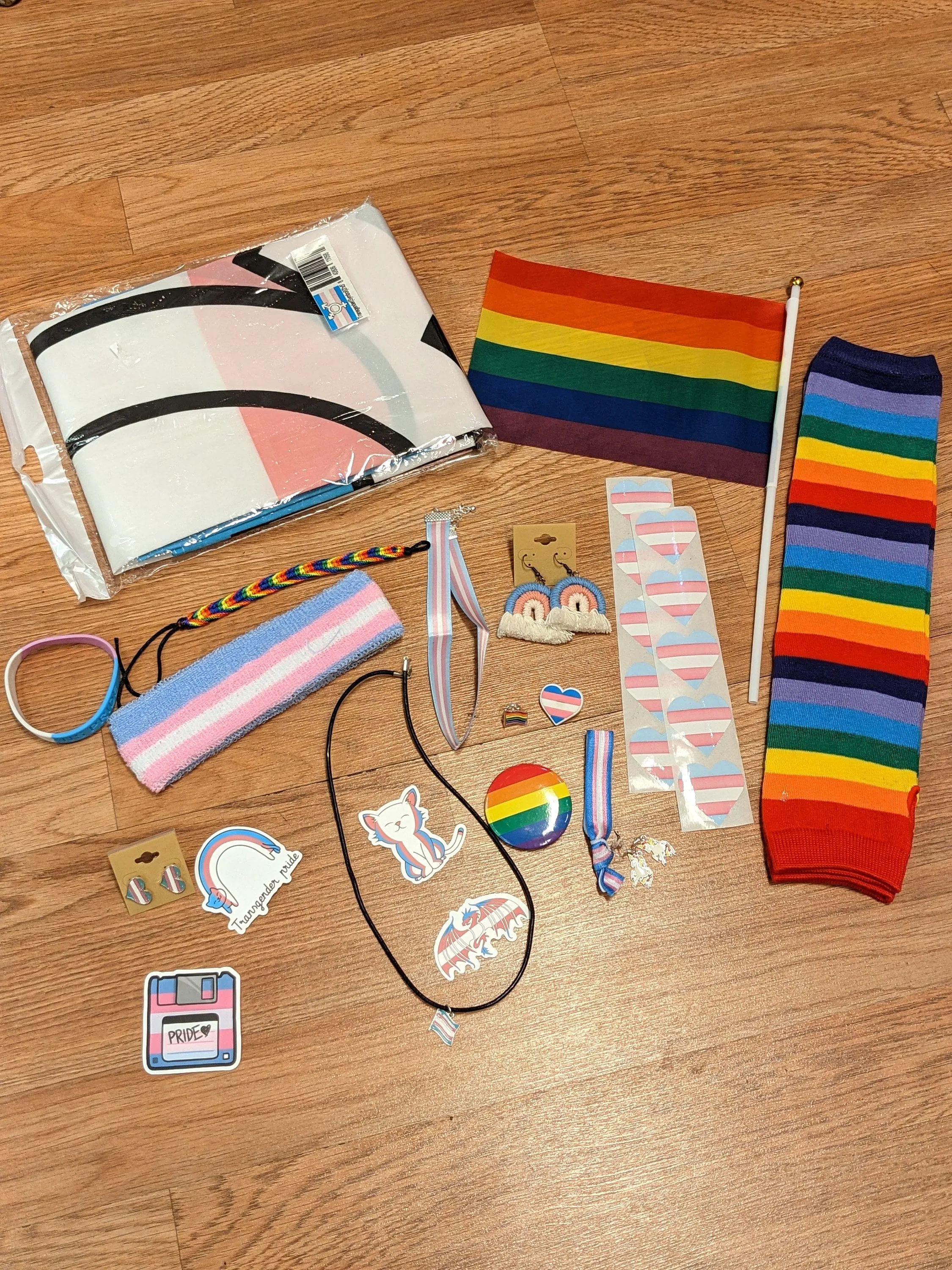 Transgender Pride grab bag mystery gift box lot
