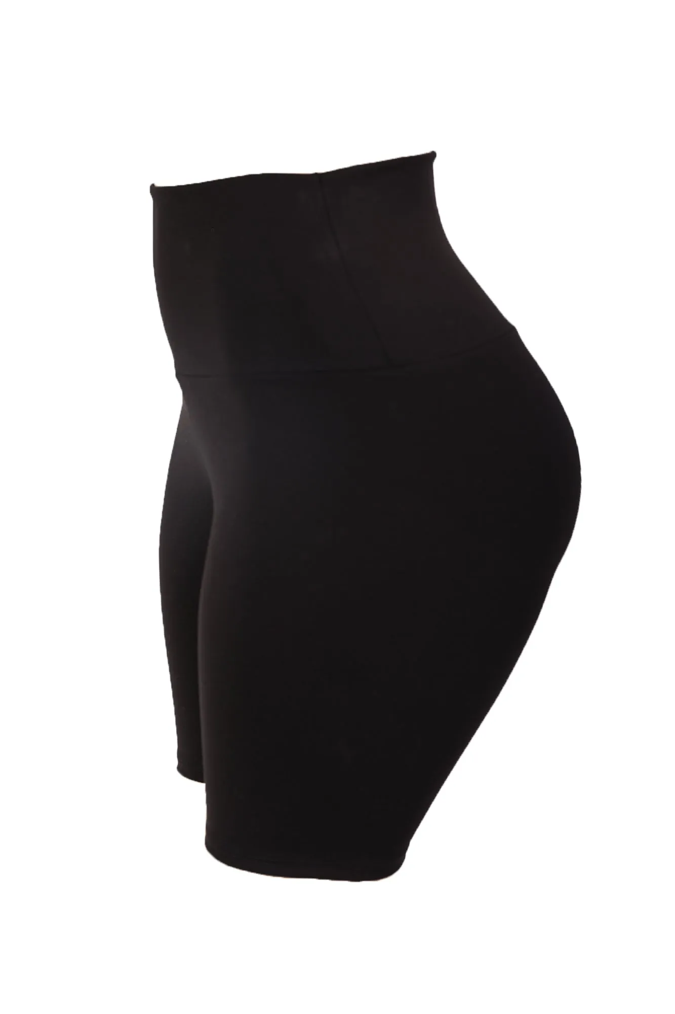 TUMMY CONTROL High Waist Biker Short W/ Ponte Roma (fits up to Plus)