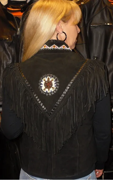 Western Indian Eagle Women Vest